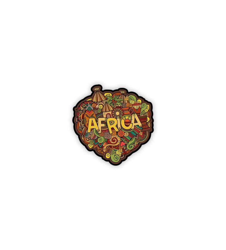 Africa Country Wooden Fridge Magnet Sticker Refrigerator Door, Home & Kitchen Decor Accessories Travel Souvenir Stylish Gift Item